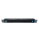 Infitronic - INSV1001 – 19 Zoll PDU Steckdosenleiste Stromverteiler 8 Fach 1...