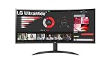 LG UltraWide 21:9 Curved QHD Monitor 34WR50QC-B - 34 Zoll, HDR10, PBP-Modus,...