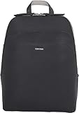 Calvin Klein Damen Rucksack Business Backpack Saffiano Handgepäck, Schwarz (Ck...