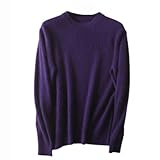 Dninmim Herren Kaschmir Pullover O-Neck Pullover Strickpullover Winter Langarm...