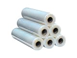 6 Rollen Stretchfolie – Palettenfolie Verpackungsfolie Umzugsfolie – 23 μm...