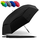 STYNGARD XXL Regenschirm Groß Sturmfest mit 140 cm Durchmesser - Golfschirm mit...