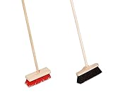 goki Kinder-Besen-Set 2-tlg. Holz-Besen drinnen draußen - Spielzeug-Besen