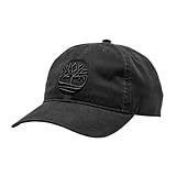 Timberland Herren Cotton Canvas Baseball Cap, Schwarz, Einheitsgröße