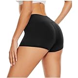 DDOBB Radlerhose Damen Kurz Shorts Unter Kleid High Waist Sportshorts Bauchweg...