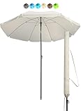 Menz Strandschirm, inkl. Hülle - UPF 50+ Sonnenschirm Strand, Strandschirm...