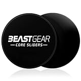 Beast Gear Fitness Sliders - 2er Set Slide Pads 17,8cm - Gleitscheiben für Arme...