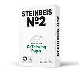 Steinbeis No. 2 Druckerpapier – 2500 (5 x 500) Blatt DIN A4 Recycling-Papier...