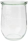 Weck-Tulpen-Glas, runder Rand, glas, durchsichtig, 1050 ml, 6 Stück