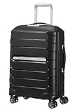 Samsonite Flux - Spinner S, Erweiterbarer Handgepäck, 55 cm, 37/44 L, Schwarz...