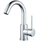 Rainysprit Wasserhahn Bad 360° Drehbar, Edelstahl Waschtischarmatur Armaturen...