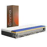 Emma Original Hybrid Matratze 100x200 cm - 25 cm Hoch, Mittelweich H2 –...
