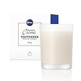 NIVEA Original Creme Duftkerze, schlichte Duftkerze im Glas mit der bekannter...