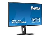 iiyama ProLite XB3270QS-B5 80cm 31,5' IPS LED-Monitor WQHD (DVI HDMI DP)...