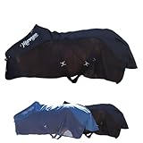 Marengos - Regen- & Fliegendecke Comfort – Pferdedecke mit Mesh, Kreuzgurten,...