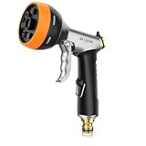 Brandson - Gartenbrause Metall − Handbrause Garten - 7 Sprühbilder - robuster...