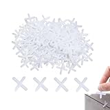 500 Stück Fugenkreuze 3mm,Weiß Fliesenkreuze,Fugenkreuze...