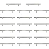 AwmnSrman Griffe für Küchenschränke Schrankgriffe Silber 128mm 20 Stück...