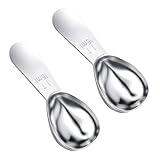Nogeqi 2 Stück Edelstahl Dosierlöffel 15 Ml, Kaffeelöffel Portionierer,...