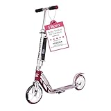 HUDORA BigWheel 205 Scooter - Stabiler Aluminium-Roller - Höhenjustierbarer &...