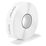 1200 Stück Wasserdicht und Ölbeständig Etiketten Selbstklebend, 25 x 50 mm...