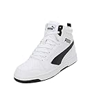 PUMA Unisex Rebound V6 Turnschuhe, Puma White Puma Black, 38 EU