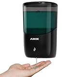 AIKE Seifenspender Automatisch Wandmontage, 650 ml Schwarzer Seifenspender...
