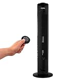 MEDION E11 TF Turmventilator mit Fernbedienung (3 Geschwindigkeitsstufen, leiser...