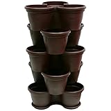 ENGELLAND 5X Blumentopf, Säulentopf, Pflanzturm, Hochbeet, Pflanztopf-Kübel...