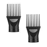 2 Stück Haartrockneraufsatz Abdeckung Kammdüse Professionell Universal Friseur...