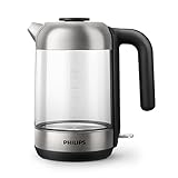 Philips 5000 Series Wasserkocher – 1,7L, Blaues Sensorlicht, 360°-Basis,...