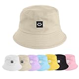 UMIPUBO Fischerhut Bucket Hat Smile Herren Damen Bunt,Sonnenhut Sommerhut...