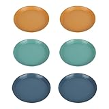 GSHLLO 6 Stück Weizenstroh-Haustiernapf, Futternapf, Katzenfutter, flache...