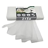 AGROFLOR® Insektenschutznetz, 2 x 5 m, Maschenweite 0,8 x 0,8 mm, gegen...