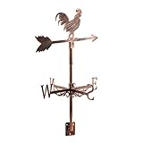 Dyna-Living Wetterhahn Windfahne Weather Cock Wetterfahnen Weather Vane Metall...