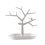 Mucee Baumschmuckständer Organizer - Ohrring-Halsketten-Armband-Ringhalter mit...