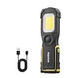 Napatyre LED Arbeitsleuchte Werkstattlampe, 1000LM Taschenlampe LED Aufladbar...