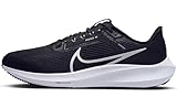 NIKE Herren AIR Zoom Pegasus 40 Sneaker, Black/White-Iron Grey, 45 EU