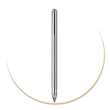 Active Stylus Pen für sämtliche Touchscreens Stift, 1,4mm Feiner Spitze ipad Stift, Eingabestift Smartphone Kompatibel mit iPad Pro/Air/Mini und Allen Anderen Touchscreen-Geräten (Silber)