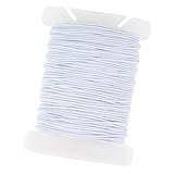 Gummiband für Armbänder, Gummischnur 1 mm x 20 m, Gummikordel, Perlenschnur...
