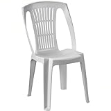 Stapelbarer Monoblock-Stuhl, ohne Armlehnen, Made in Italy, 46 x 53 x 86 cm,...