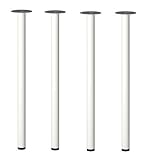 Ikea ADILS Beine in weiß; (70cm); 4 Stück