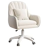 Aivermeil Homeoffice Stuhl, SamtStuhl mit Kopfkissen, 360° drehbar...