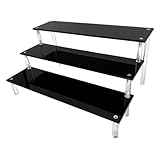 Acryl Schwarz Riser Display Regal Ständer für Amiibo Funko Pops Figuren,...