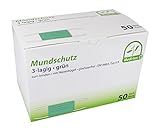 Medi-Inn+ Mundschutz Typ IIR 3-lagig 9 cm x 17,5 cm grün mit Nasenbügel zum...