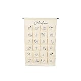 minimutz XL Adventskalender mit Name personalisiert für Kinder | 24 Taschen zum...