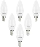 Linkind E14 LED Kerzenform Lampe, ersetzt 60 Watt, 7W LED Kerze Lampe 860Lm...