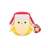 Squishmallows SQXM01490 - Junie die Banane mit Mütze 19 cm, offizielles...