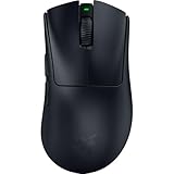 Razer DeathAdder V4 Pro - Ultraleichte kabellose ergonomische E-Sport Maus - 56g...