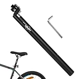 LALAGO Fahrrad-Sattelstütze 25.4mm Aluminium Sattelrohr Sattelstange 400mm für...